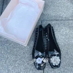 未使用】ジェリーシューズ クリアサンダル 韓国 Heavenly Jely風