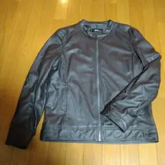 ブラウンフェイクレザージャケット