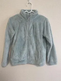 ミントグリーン フリースジャケット Lサイズ