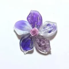 ☆レジン ヘアゴム ブローチ☆♡No.061♡