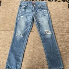 C-SEVENTEEN C17 レディース ダメージデニムジーンズ パンツ S