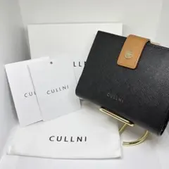 CULLNI 二つ折り財布 WL-008 ブラック - メルカリ