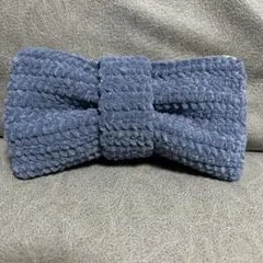 リボンペンケース　ポーチ　ハンドメイド　編み物