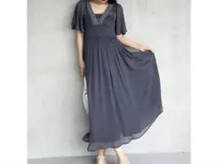 【ほぼ未使用】フレアワンピース　マーキュリーデュオ　パーティードレス