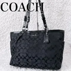 COACH Op Art Signature Tote y2k 00s - メルカリ