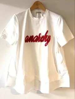 MONCLER anarchy ロゴ刺繍 Tシャツ ホワイトのサムネイル