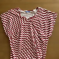 イーリーキシモトELEYKISHIMOTO赤Tシャツ美品