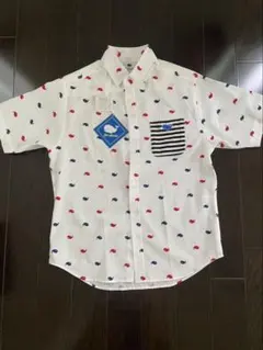 Fat animals クジラ柄 半袖シャツ Mサイズ 新品