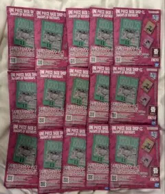 ワンピースベースショップ　アクリルブロックチャーム　未開封　15個　10-12月