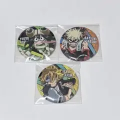 僕のヒーローアカデミア 缶バッジ 蛙吹梅雨 爆豪勝己 上鳴電気