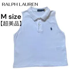 Polo Ralph Lauren ノースリーブポロシャツ ホワイト Mのサムネイル