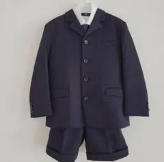 美品　濃紺 スーツ 110cm 4点セット