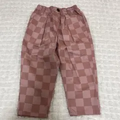 新品 マイリトルワンダー バースデイ ボトムス 長ズボン チェッカー 100cm