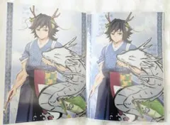 アニメ伍周年記念祭～後夜祭～ 辰年 A3クリアポスター 冨岡義勇 2枚セット