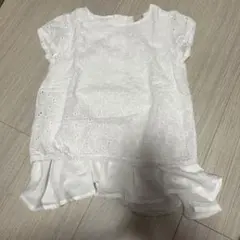 petit main 白色　カットソー　110