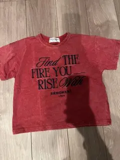 しまむら　RRMOMENT ルルモーメントTシャツ レッド　110のサムネイル