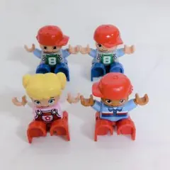 LEGO レゴ デュプロ ミニフィグ 子供 男の子 女の子 4体セット