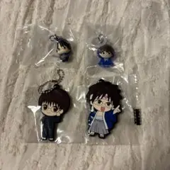 志村新八 めじるしアクセサリー ラバーマスコット 4点セット