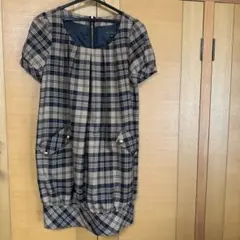 【値下げ】Joias 半袖 ひざ丈コクーンワンピース♡のサムネイル