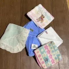 LACOSTE レース付きハンカチセット
