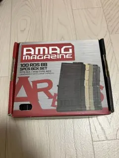 ARES AMAG ショート M4用 100連 マガジン5本セット