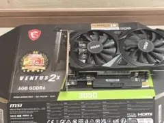 MSI GeForce RTX 3050 VENTUS 2X 6GB グラボ
