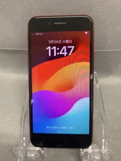 美品　国内版　SIMフリー　iPhone SE2 128GB レッド色