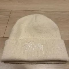 STUSSY アイボリー ニット帽のサムネイル