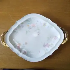 たち吉 RICHFIELD 花柄と金彩が素敵なサービスプレート