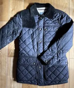 Ralph Lauren キルティングジャケット スエード襟