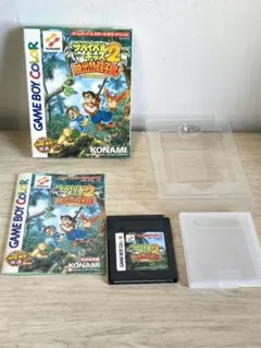 サバイバルキッズ2 脱出!!双子島! パーフェクトガイド GBC 攻略本 初版 