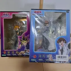 初回生産特典付/未開封品　コトブキヤ遊戯王DM 海馬瀬人&闇遊戯フィギュアセット