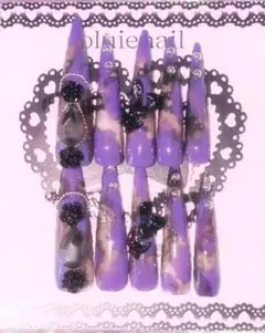 現品❤地雷系 ゴシック ロングネイルチップ