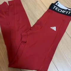 adidas TECHFIT レギンス スパッツ レッド