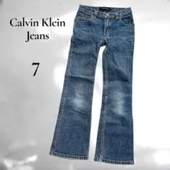 【Calvin Klein Jeans】キッズ　ガールズ　7 S 英字ロゴ