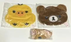 リラックマ ふわふわポーチ のんびりネコ チャイロイコグマ キイロイトリ ガチャ