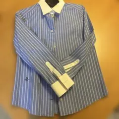 LAUTRÉAMONT 青白ストライプ 長袖シャツ