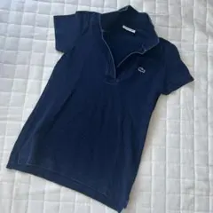 LACOSTE ラコステ スキッパー半袖ポロシャツ ネイビー サイズ34のサムネイル