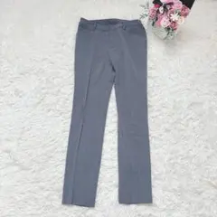 8124 アールユー シンプルパンツ レディースボトム 定番 グレーのサムネイル