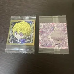 HUNTER×HUNTER シール×ウエハース　 キルア　クラピカセット
