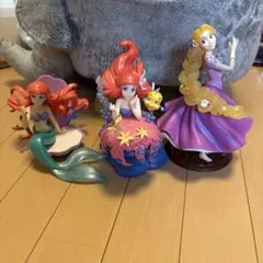 ディズニー フィギュアセット アリエル ラプンツェル　1番くじ