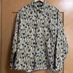 HARE 柄シャツ アートアフリカンシャツ ベージュ