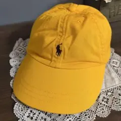 54cm ？キッズ　POLO RALPH LAUREN キャップ 帽子 イエロー