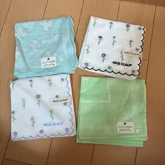 レディース　ハンカチ 4枚セット