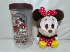 【disney】空きコンテナ(ベイクドチョコクランチ)　ミニーぬいぐるみ　セット