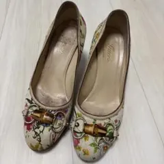 GUCCI フローラシリーズ　パンプス　36