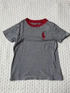 ラルフローレン ビックポニー ストライプTシャツ 120M