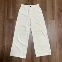 GU コーデュロイ ワイドパンツ Mサイズ