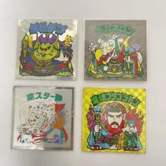 旧ビックリマン　ヘッド4枚セットまとめ売り　18