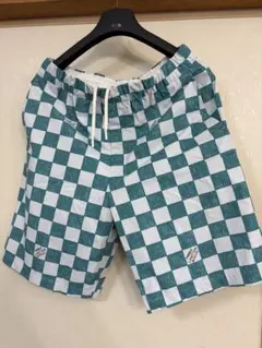 未使用 DEVEREUX GOLFデヴァローゴルフ チェッカーショートパンツ L